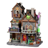 Lemax Spooky Town Sights and Sounds Lemax Agatha's Apothecary